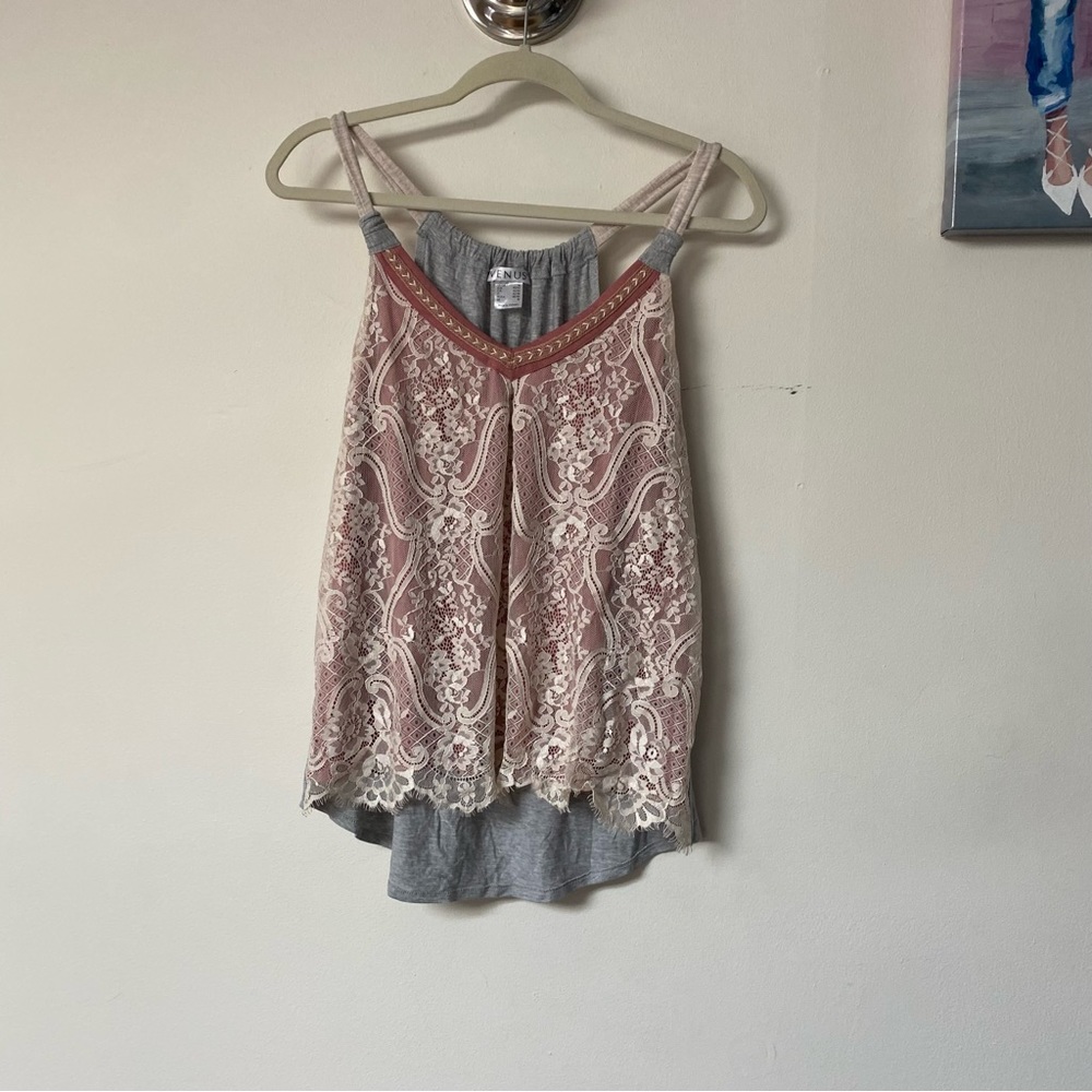 Venus lace tank top